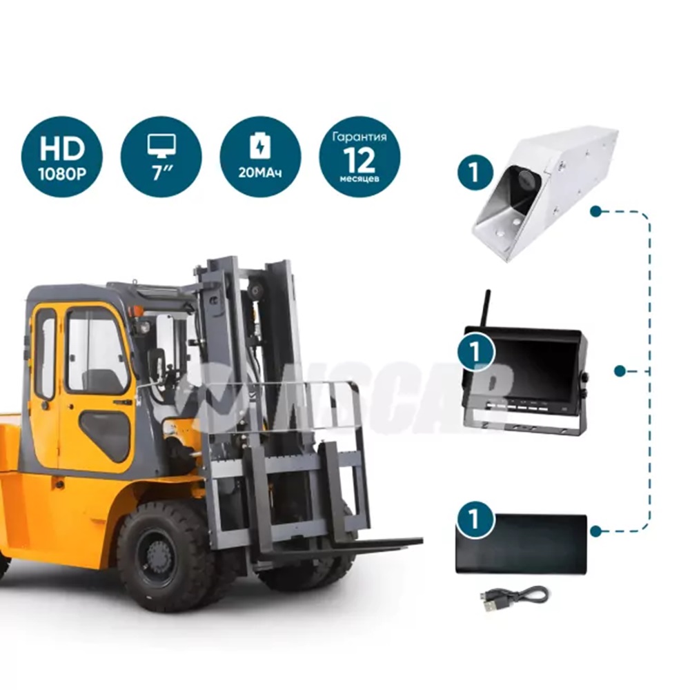 Беспроводной комплект NSCAR РК104 с функцией записи, одна вилочная камера - ООО "Где Авто"
