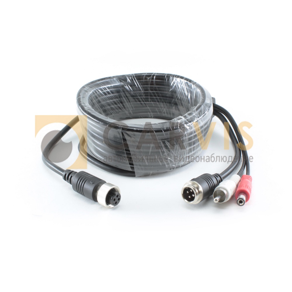 Кабель 4pin (мама) — 4pin (папа) + 1audio + 1power, 5м - ООО "Где Авто" Кабель 4pin (мама) — 4pin (папа) + 1audio + 1power, 5м - ООО "Где Авто"